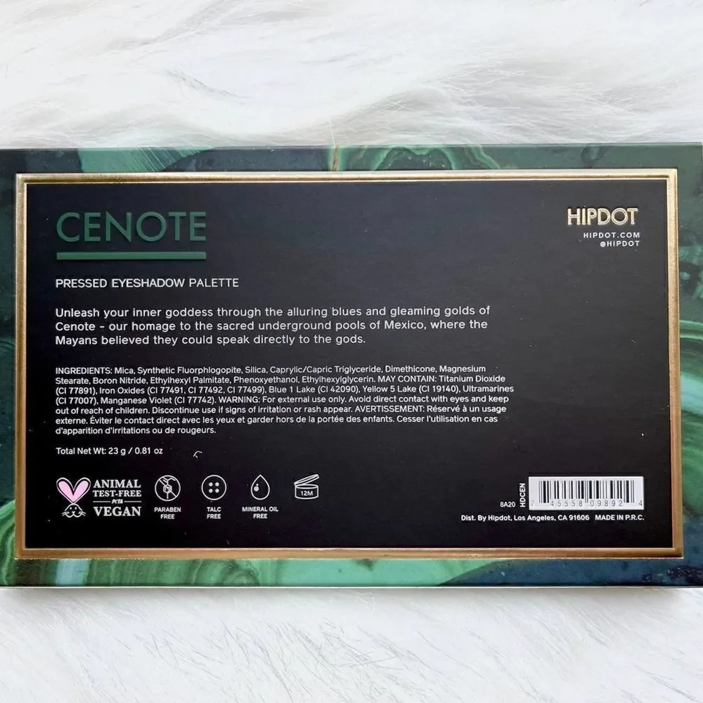 NIB HipDot Cenote Eyeshadow Palette NEW‎